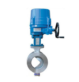 電動V型法蘭球閥|法蘭式電動V型調節(jié)閥