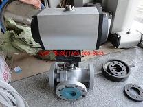 氣動(dòng)三通球閥|氣動(dòng)三通閥帶手動(dòng)操作